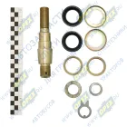 102-3405103-Б-ЗИ Палец L=148-150 рулевого гидроцилиндра Ц50 МТЗ Р=М20х1,5/Р=М24х2; (в сборе) крепл-я рулевого цилиндра МТЗ-1221 ВЗТЗЧ