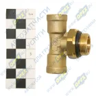 941212-М22Х1.5 Фитинг (тройник) Т-образный; трубка ф12мм/ Рнаруж=М22х1,5/ трубка ф12мм BPW (1970-2021); (цанга) ГАЗон Некст ГАЗ