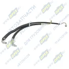 33081-3408140 Шланг МБС ГУР ф12 L=1170 угол ш12/ на кронш. 1- с угловой трубкой сливной и нагнетательный ГАЗ-33081,Садко ГАЗ