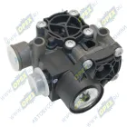 ВR9156-К0384511 Кран модулятор ABS тягача, байонет (DIN)72585, DAF LCV (1970-2020), IVECO LCV (1970-2020), VOLVO FH12 (1993-2020) MAN Bus (1970-2020), MB Accelo (2003; ГАЗ-3308,3309 (Knorr-Bremse) ГАЗ