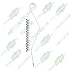 3309-1602580 Трубка (сталь) ф5; L=615 Ш=М10+К12/Ш=М10+К12 от ГЦС главного цилиндра сцепления к гибкому шлангу ГАЗ-3309 ГАЗ