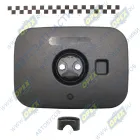 САКД.458201.060 Зеркало боковое КАМАЗ,МАЗ широкоугольное сферическое (250х180) без обогрева (дополнит.) ГАЗ