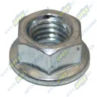 4599551-821 Гайка ГОСТ-8918 М10х1,5 крепления удлинителя рамы Газель; h=10 К=15 фланцевая ГАЗ