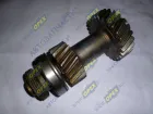 33027-1802084-01 Вал промежуточный РК раздаточной коробки Газель,Соболь полный привод (221х0х0); в сборе с шестерней и подшипником ГАЗ