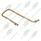 33106-3506196 Трубка (медь) ф18 L=1150 Г=М27+К30/Г= М27+К30 от компрессора к штуцеру ГАЗ-33106,Валдай (дв.Cummins) ГАЗ