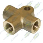24-3506131-01 Фитинг Тройник Рвнутр=М10х1,5/М10х1,5/М10х1,5 L=35х40 тормозных трубок,передний Газель,Соболь,ГАЗ-3308 ГАЗ