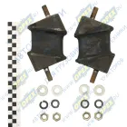 3306-1001800 Подушка двигателя передняя (резина+металл) ГАЗель,ГАЗ-3306,3309,Валдай,Садко,Штайер,Крайслер (Евро-3) 77х100х60 2шпильки М12х1,5; (комплект 2шт) ГАЗ
