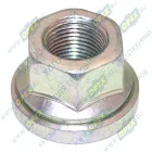 3302-3101034 Гайка С/И M18x1,5 h=24 К=27 с упорной шайбой колесная ГАЗ.ЗИЛ BPW (1970-2020), MAN Bus (1970-2020), MB Accelo (2003-2020); h=24 К=27 (фланцевая) с шайбой крепл. колеса ГАЗ.ЗИЛ ГАЗ