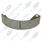 3308-3502090 Колодка тормозная задняя ГАЗ-66,3308 L=550; S=80 (340х82х190)1отв. без выреза ГАЗ