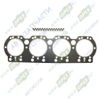 238-1003210-В7 Прокладка (м/асбест) С/Ф; 230х825; 4отв.под гильзу ф150, ГБЦ нов.обр.; Н/О овал.отв. (без герметика) ГБЦ