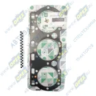 236-1003210 Прокладка (м/асбест) С/Ф; 230х625; 3отв.под гильзу ф150, ГБЦ стар.обр.; (с герметиком) ГБЦ