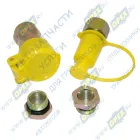 DA-00904 Разъем пневматический (комплект) M16/M22; (желтый, с крышкой, к-т) ДАЛИ-авто