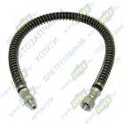 4310-3506060-10 Шланг тормоз. ф17 L=650-710 Г=М20+К24/Ш=М16+К22 в пружине передний; 710мм ДЗТА