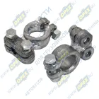 Клемма_К2 (под зажим) Клемма АКБ (комплект 2шт) под зажим; свинец, L=58х29 h=18 под клемму ф16 К-2 ДонАвтоПрибор