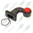 ГФ3.6 LED1-20 Фонарь габаритный (красно-белый) ф60 высота L=125 угол 90 градусов; свтеодиод.(хрусталик) Евросвет