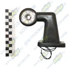 ГФ3.8 LED3-20 Фонарь габаритный (красно-белый) ф60 высота L=125 угол 90 градусов; б-кр. светодиод (солнышко) Евросвет