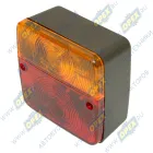ЕС19-01-12 Фонарь задний МТЗ,ANT-1000 прицепа (пластик),красно-желтый,квадратн.; все ТС, прицепы 12в Евросвет