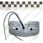 ЕС 12.LED Фонарь освещения номерного знака 12В; 12/24В светодиод черн.пластик Евросвет