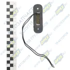 ГФ22 LED Фонарь габаритный бесцветный 84х24 светодиод; бесцветный (перед. задн. габариты,освещение подножки,салона) Евросвет