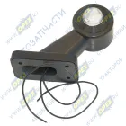 ГФ3.4 LED2-20 Фонарь габаритный (красно-белый) (Е-205); ф60 L=150; угол 45 градусов б-кр. (глазок) Евросвет