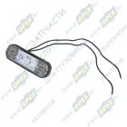 ГФ22 LED Фонарь габаритный бесцветный 84х24 светодиод; бесцветный (перед. задн. габариты,освещение подножки,салона) Евросвет