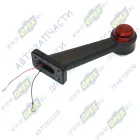 ГФ3.5-20 П 24V Фонарь габаритный (красно-белый) ф60 L=230; угол 45 градусов Евросвет