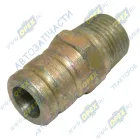 140-8104076 Фитинг (штуцер) прямой; под шланг ф18/ Рнаруж=М16х1,5; К=19 L=38 ЗИЛ ЗИЛ