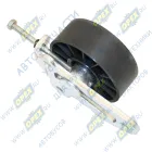 406.1308067-02 Ролик (ПВХ) натяжной посад. ф12 наружн. ф82 H=30 в сб. с подшипником 180201 с кронштейном ЗМЗ-405,406,514 ЗМЗ