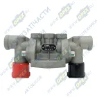 35205040010 Клапан растормаживания М16х1.5; черный+красный (сдвоенный) DAF LCV (1970-2020), KRONE (1970-2020), K?GEL (1970-2020), SCANIA LCV (1970-2020); 1738494 КАМАЗ-УВК