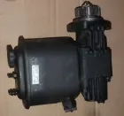 4310-3407200-20 Насос ГУРа в сборе с бачком и шестерней на бачке гайка (внурт. резьба) КАМАЗ-УВК