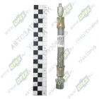 43118-3124186-20 Шланг тормоз. ф12 L=185-220 Г=М10+К12/Ш=М18+К19 подкачки внутр.колеса КАМАЗ-4310 прямой; (оплетка) КАМАЗ-УВК