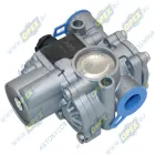 35502100180 Кран модулятор ABS тягача, байонет (DIN)72585, DAF LCV (1970-2020), IVECO LCV (1970-2020), VOLVO FH12 (1993-2020) MAN Bus (1970-2020), MB Accelo (2003; 4721950580 ,4721950020 ,4721950560 ,4721950160 K038438N50 КАМАЗ-УВК