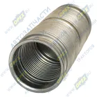 000.4859.359.000 Рукав глушителя (металлорукав) L=300мм, ф105мм под хомут под глушитель-нейтрализатор СБ; (нерж.) КАМАЗ-УВК