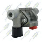 35205040010 Клапан растормаживания М16х1.5; черный+красный (сдвоенный) DAF LCV (1970-2020), KRONE (1970-2020), K?GEL (1970-2020), SCANIA LCV (1970-2020); 1738494 КАМАЗ-УВК