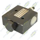 5511-8614010-10А Клапан ограничительный L=96х83 2вх М24х1,5,2отв.ф9 подъема платформы в сб.,КамАЗ КАМАЗ-УВК