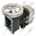 АМ.3509012-161 Компрессор 2-х цилиндровый МАЗ, КрАЗ, УРАЛ, МЗКТ дв.ЯМЗ-7511; со шкивом (320 л/мин.) 172мм КАМАЗ-УВК