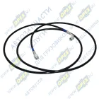 6460-5009055 Трубка ПВХ ф7 L=2200 Г=М12/Г=М12 К=14 фит 90гр ВД подъема кабины КАМАЗ (Полиамид) КАМАЗ-УВК