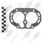 5320-3509043 Прокладка С/Ф; 105х160; фвнутр=60/60; 8отв.ф8/1отв.ф6, ГБЦ компрессора ЗИЛ, КАМАЗ КАМАЗ-УВК