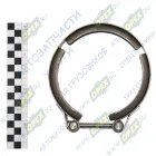 XV-126-00.00.000 Хомут турбокомпрессора V-образный зажим, ф103х125 h=28 (зажим-болт) FH12/16 VOLVO B12 (1992-2020) SCANIA N Bus (2004-2020); 06154009126, 78803 КАМАЗ-УВК