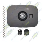 САКД.458201.060 Зеркало боковое КАМАЗ,МАЗ широкоугольное сферическое (250х180) без обогрева (дополнит.) КАМАЗ-УВК