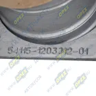 54115-1203012-01 Рукав глушителя (металлорукав) L=360 ф80 2 квадр.фланца по 4отв. ф10 Евро-2,3 КАМАЗ-УВК