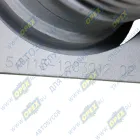 000.4859.150.000 Рукав глушителя (металлорукав) L=360 ф80 2 квадр.фланца по 4отв. ф10 Евро-2,3; (нержавейка) КАМАЗ-УВК