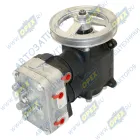 АМ.3509012-161 Компрессор 2-х цилиндровый МАЗ, КрАЗ, УРАЛ, МЗКТ дв.ЯМЗ-7511; со шкивом (320 л/мин.) 172мм КАМАЗ-УВК