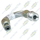 43118-3124186-20 Шланг тормоз. ф12 L=185-220 Г=М10+К12/Ш=М18+К19 подкачки внутр.колеса КАМАЗ-4310 прямой; (оплетка) КАМАЗ-УВК