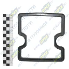 7406.1003270-02 Прокладка клапанной крышки КАМАЗ; 140х145;h=9 (материал крышки не имеет значение); (фтор) черная КАМАЗ-УВК