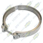XV-152-00.00.000 Хомут V-образный выхлопной трубы ф150-160мм КАМАЗ-ЕВРО-4 06154081152 DAF XF105 (2005-2020) КАМАЗ-УВК