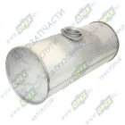 4308-1201010 Глушитель выпуска ф300 L=710; 2 треуг.фланца 3отв.ф12 КАМАЗ-УВК