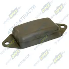 5320-2912624 Буфер задней рессоры (РТИ+металл) L=65х109 h=31 с пластиной L=65х175 2отв.ф10 КАМАЗ-УВК