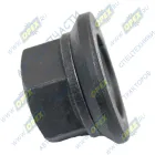 S88230-0200 Гайка колесная С/И M22х1,5 h=27 ключ-SW32 (юбка подвижная) ф46 ; универсальная BPW (1982-2020), IVECO Bus (1970-2020), K?SSBOHRER (1970-2020), MAN Bus; h=26 (с упорной шайбой, тефлон) колеса СМАЗ,КАМАЗ-ЕВРО,ГАЗон Некст КАМАЗ-УВК