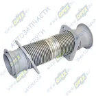 000.4859.150.000 Рукав глушителя (металлорукав) L=360 ф80 2 квадр.фланца по 4отв. ф10 Евро-2,3; (нержавейка) КАМАЗ-УВК